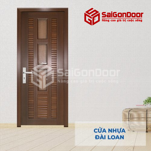Cửa nhựa giả gỗ Đài Loan YB-45