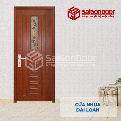 Cửa nhựa giả gỗ Đài Loan YB-85