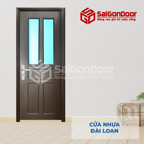 Cửa nhựa giả gỗ Đài Loan YC-20