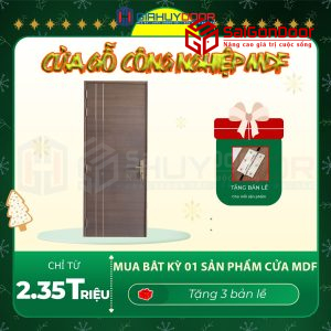 CỬA GỖ CÔNG NGHIỆP MDF GIAHUYDOOR - LỰA CHỌN BỀN ĐẸP VÀ KINH TẾ