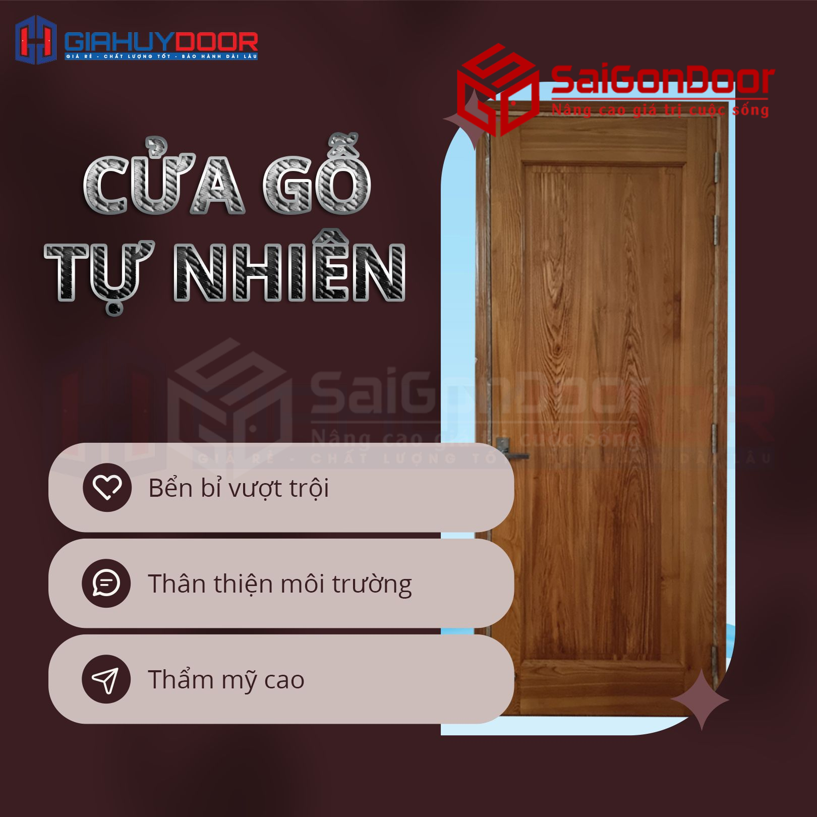 CỬA GỖ CAO CẤP GIAHUYDOOR – ĐẲNG CẤP LÀM NÊN SỰ KHÁC BIỆT CỬA GỖ CAO CẤP GIAHUYDOOR – ĐẲNG CẤP LÀM NÊN SỰ KHÁC BIỆT